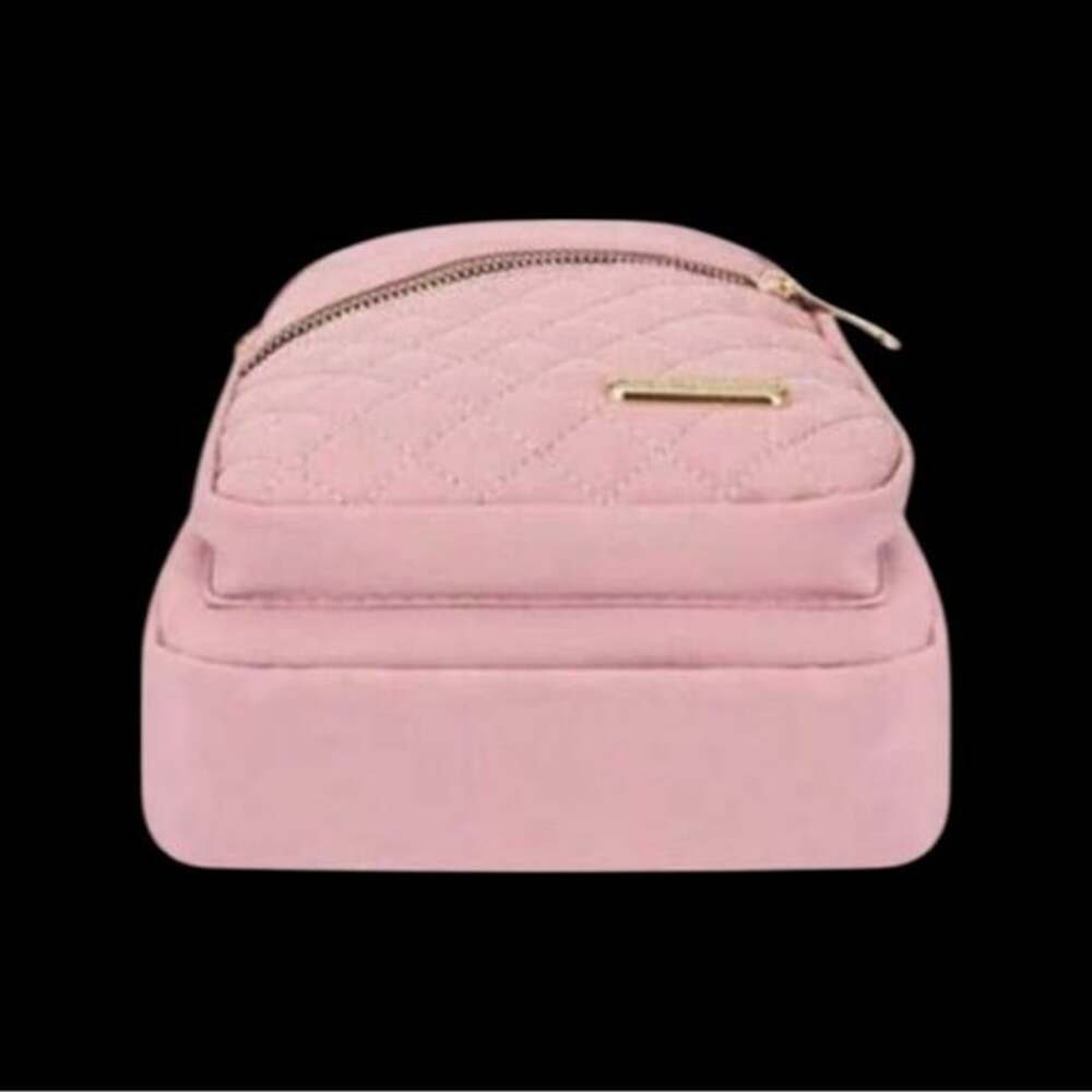 Quilted Pink Sling Crossbody Bag - Picture 6 of 7